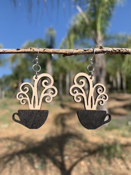 Coffee Cup Earrings #1309