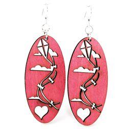 Flying Kite Earrings # 1313