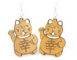 Lucky Cat Earrings # 1316