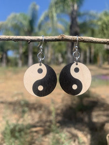 Yin Yang Earrings # 1376