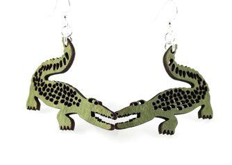 Alligator Earrings # 1383