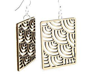 Modern Square Earrings # 1384