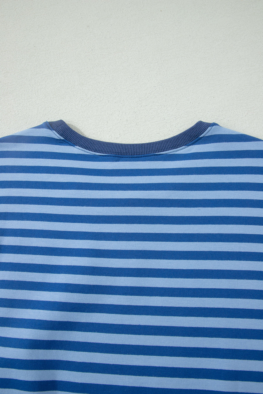 Striped Ribbed Short Sleeve T-Shirt and Shorts Set- 3 Colors