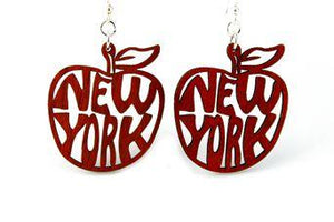 NY Apple Earrings # 1416