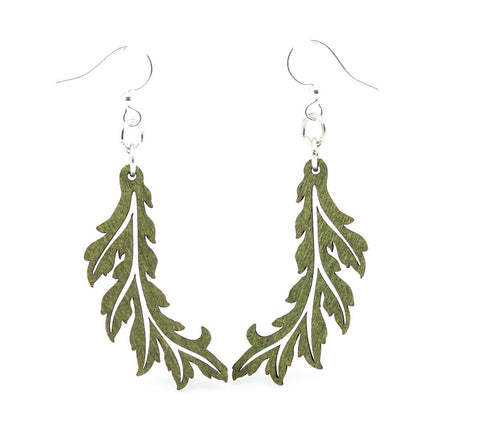 Flowing Leaf Earrings #1418