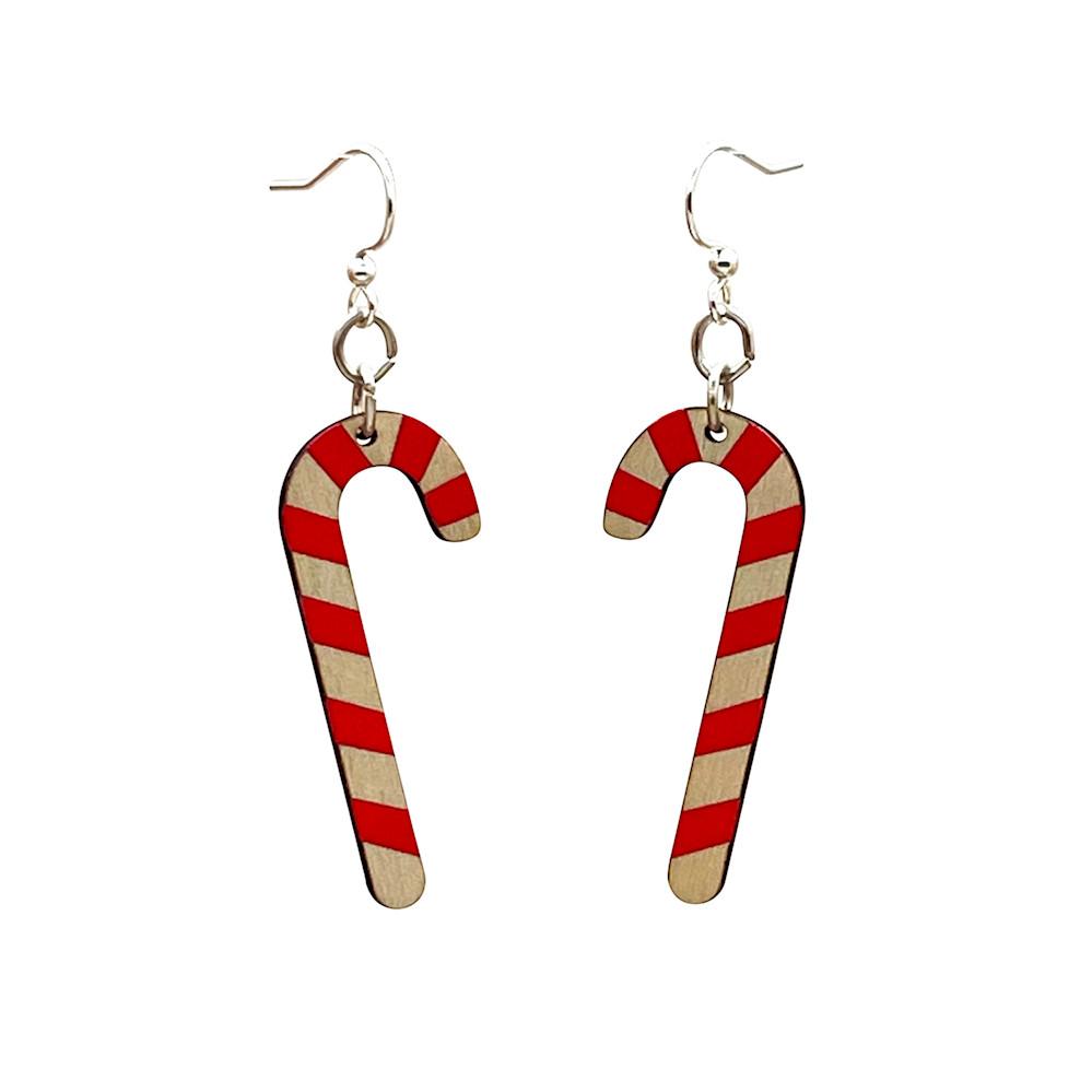 Candy Cane Earrings # 1454