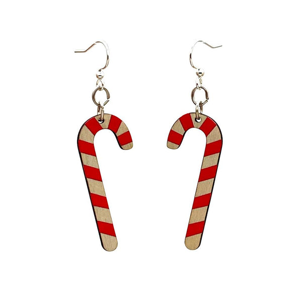 Candy Cane Earrings # 1454