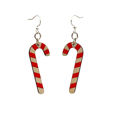 Candy Cane Earrings # 1454