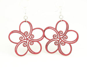 Geo Flower Earrings # 1474