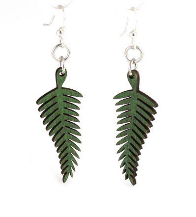 Solid Fern Earrings #1485