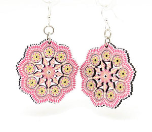 Spring Mandala Earrings #1521