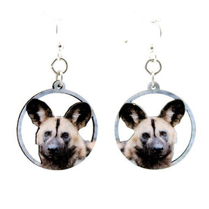 African Dog Earrings #1571