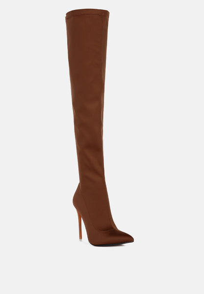 No Calm Super Stretch Stiletto Long Boot- 3 Colors