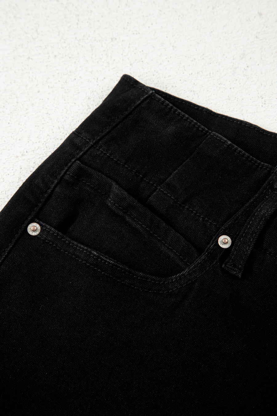 2-Button High Waist Wide Leg Jeans- 4 Colors