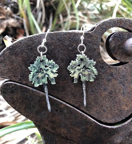 Palmetto Palm Tree Earrings #1609