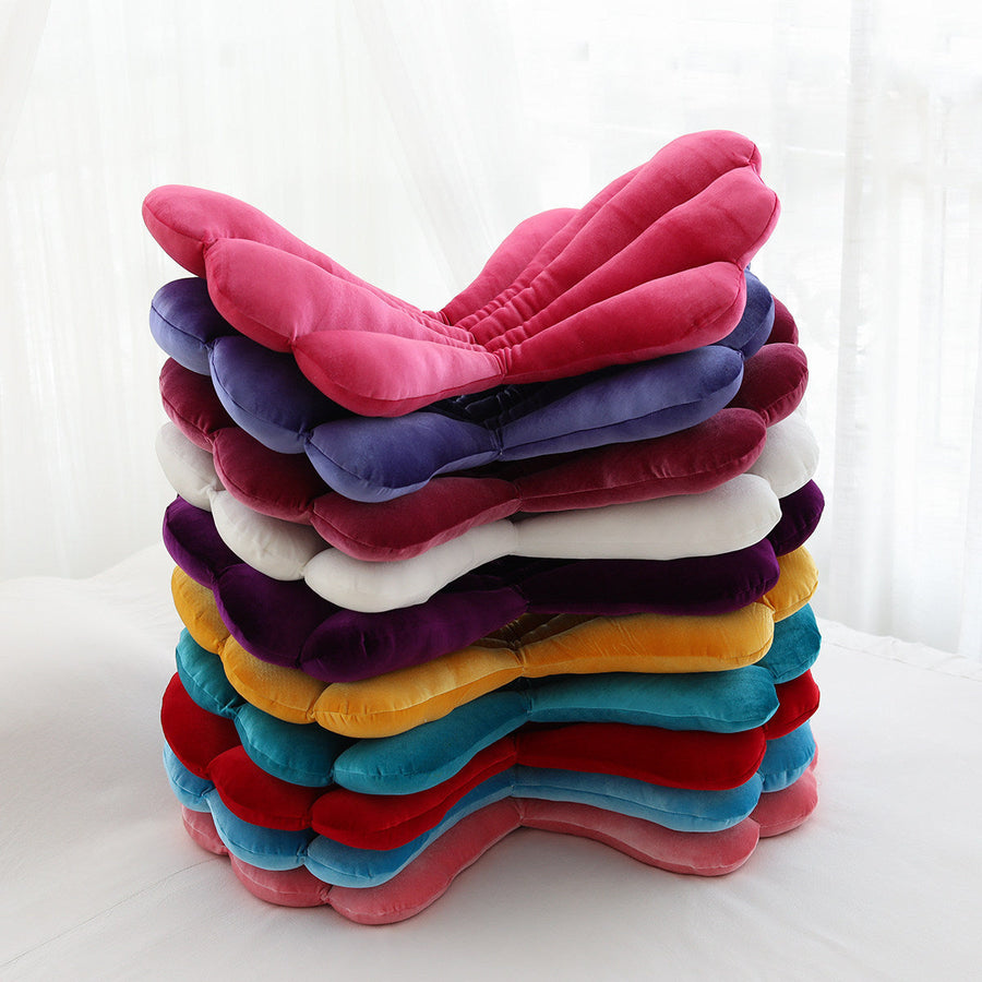 Velour Shell Chair Cushion- 9 Colors