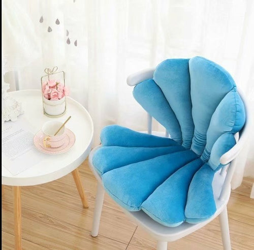 Velvet Shell Chair Cushion- 9 Colors