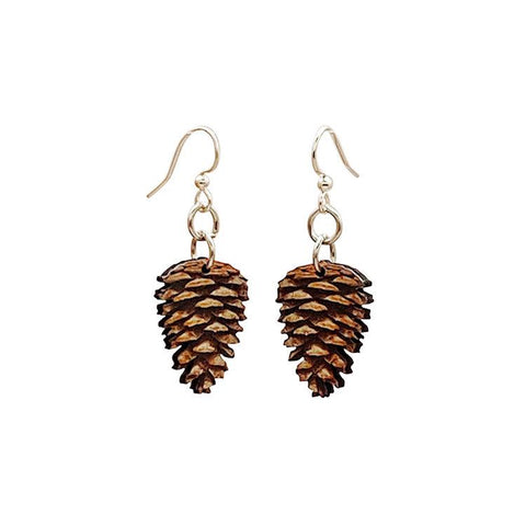 Pine Cone Earrings #1622