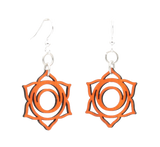 Svadhishthana Chakra Wood Earrings #1635