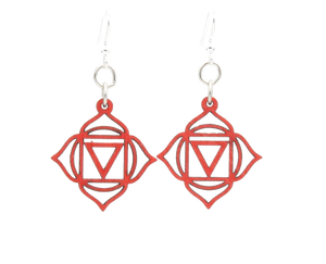 Muladhara Chakra Earrings #1636