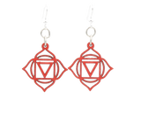 Muladhara Chakra Earrings #1636
