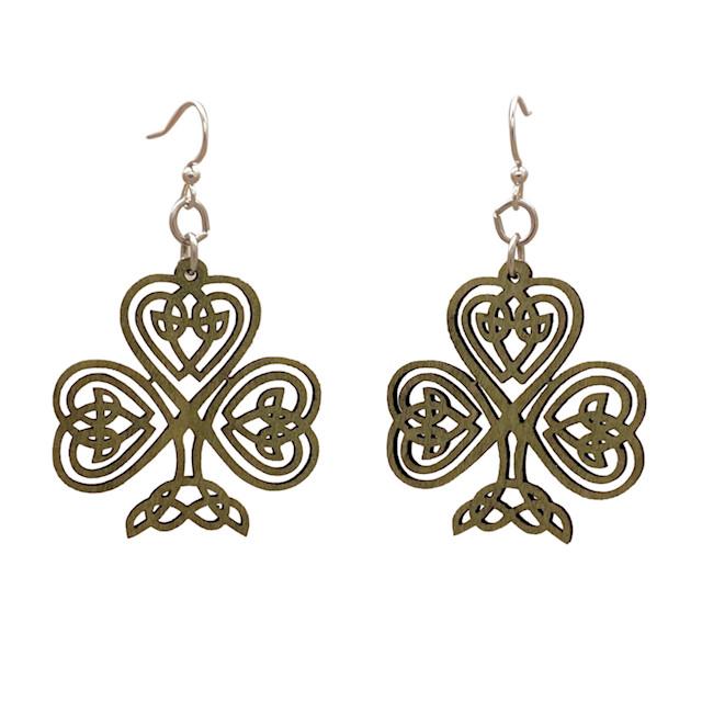 Celtic Shamrock Earrings #1684