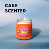 Retro Happy Birthday Candle