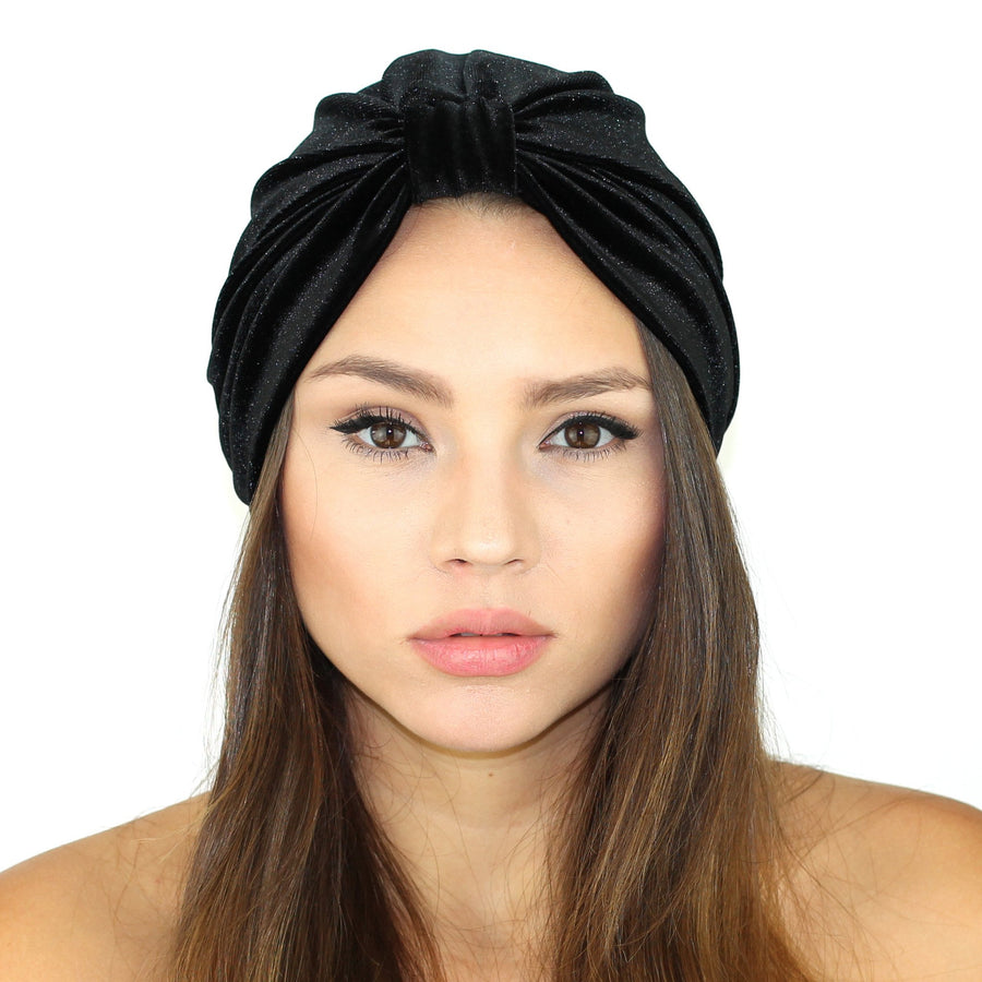Stretch Velvet Turban- 4 Colors