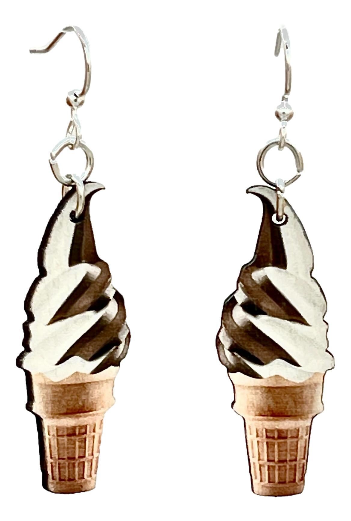 Soft Serve Ice Cream Earrings