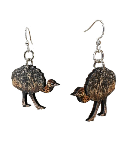 Baby Ostrich Earrings #1716