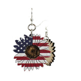 American Sunflower Earrings #1767- 2 Colors