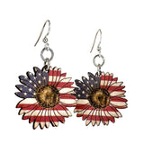 American Sunflower Earrings #1767- 2 Colors
