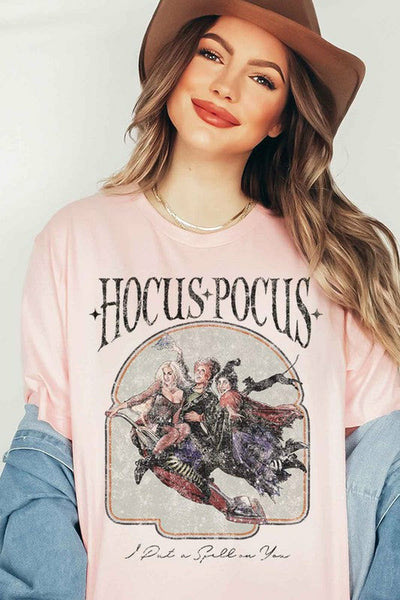 Unisex Vintage Style Hocus Pocus 'I Put a Spell on You' T-Shirt- 5 Colors