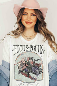 Unisex Vintage Style Hocus Pocus 'I Put a Spell on You' T-Shirt- 5 Colors