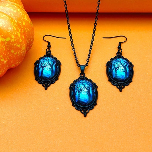 3-Piece Halloween Necklace Set- 2 Styles