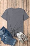 Basic Crew Neck Rolled Sleeve T-Shirt- 12 Colors