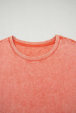 Mineral Wash T-Shirt Dress with Pockets- 3 Colors
