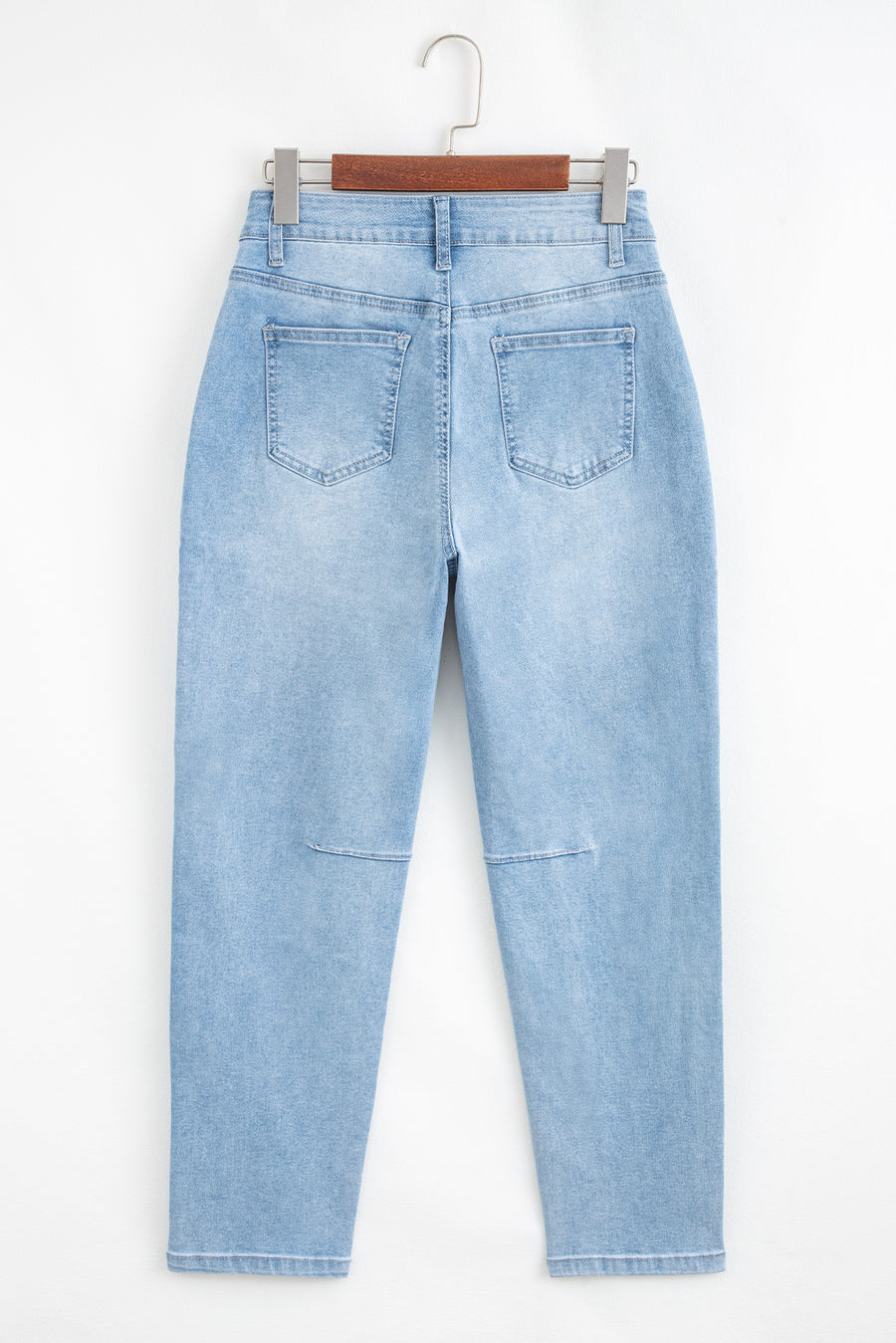 High Rise Relaxed Fit Porkchop Pockets Jeans