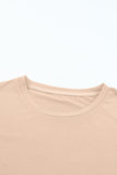 Basic Crew Neck Rolled Sleeve T-Shirt- 12 Colors