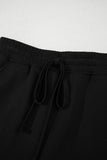 French Terry Drawstring Skort with Pockets- 3 Colors