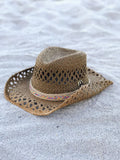 ‘Chocolate Cowboy’ Brown Soft Straw Cowboy Hat
