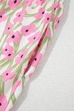 Floral Print Square Neck Ruffled Strap Maxi Dress- 2 Colors