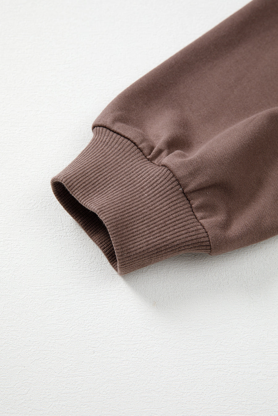 Dark Khaki Multi Colorblock Drop Shoulder Pullover Sweatshirt