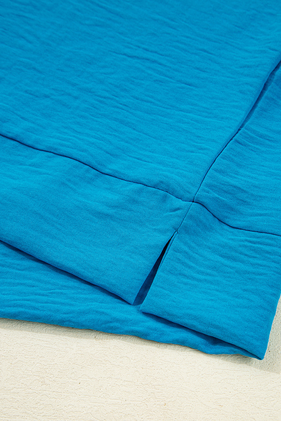 Frill V-Neck Lantern Sleeve Crinkled Blouse- 3 Colors