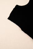 Solid Color Slit Hem Knit Top- 3 Colors