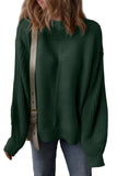 Front Seam Drop Shoulder Loose Fit Sweater- 3 Colors