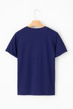 Basic Crew Neck Rolled Sleeve T-Shirt- 12 Colors