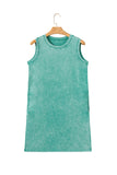 Mineral Wash Tank Mini Dress with Pockets- 3 Colors