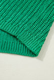 Knit High Neck Cap Sleeve Sweater- 2 Colors