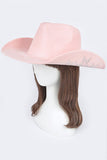 Studded Stars Suede Cowboy Hat